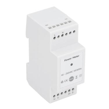 Imagem de Medidor de Energia Monofásico, Braçadeira 80A X 2, Monitoramento Em Tempo Real do Consumo de Energia para Solar Fotovoltaico, Suporte Ao Aplicativo SMART LIFE