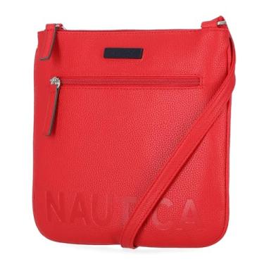 Imagem de Nautica Bolsa tiracolo Lakeside Signature Jaquard North South, Vermelho, One Size