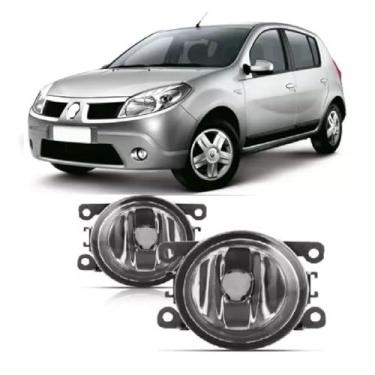 Imagem de Par Farol De Milha Sandero 2007 2008 2009 2010 2011 2012 2013 2014