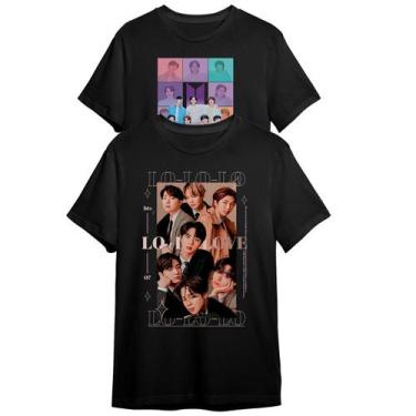 Imagem de Kit 2 Camisetas Bts Grupo Coreano Kpop Bangtan The Eras - Abstract Gee