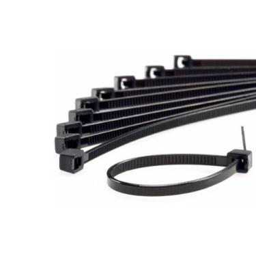 Imagem de Abraçadeira de Nylon 2,5X100Mm com 100 Un Preta - Force Line