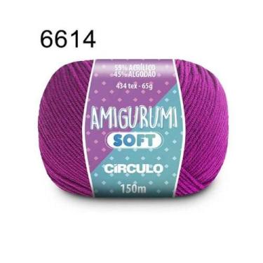 Imagem de Fio Amigurumi Soft Circulo 150m Cor 2 - Círculo, 6614-Alfazema