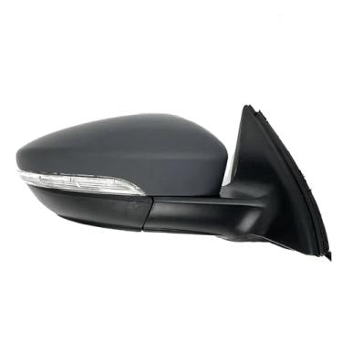 Imagem de DACOLWZING Conjunto de espelho retrovisor direito, vidro elétrico, pisca aquecido, 6 fios, compatível com JETTA 2011-2018 5C7857508