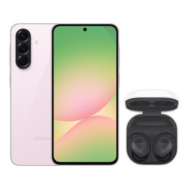 Imagem de A56 5G (256GB) - Rosa + Galaxy Buds FE - Grafite