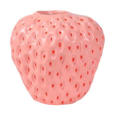 Imagem de Wswqop Organização Floral do Organizador de Pintura de Plantador de Vaso de Flores para Holida de Destino em casa, Livro da sala de estar Bookshelf, Rosa