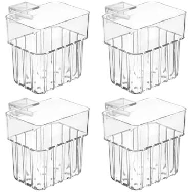 Imagem de NOLITOY 4 peças de suportes de aquário transparentes para tanques de peixes, plantador suspenso para plantas, fácil instalação, compatibilidade, acessórios de aquário