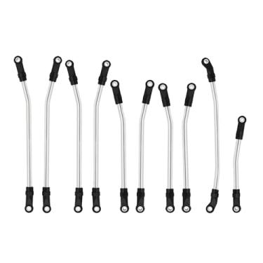 Imagem de NMNRC 45# Steel 313mm Tie Rod Link Linkage Kit for 1/10 Axial SCX10 II 90046 RC Car Crawler Series Upgrades Part