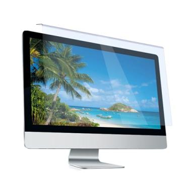 Imagem de HESASAHO Protetor de tela com luz azul para monitor de computador de 23, 23,6, 9,4 polegadas, tipo suspenso, painel de filtro com bloqueio de luz azul, proteção contra arranhões para os olhos para