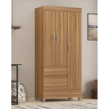 Imagem de Guarda-Roupa Flex Solteiro Wi nd - Branco/Rosa Demóbile