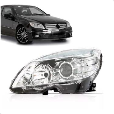 Imagem de Farol para Mercedes C180 2008 2009 2010 2011 Sem Xenon - TYC, Esquerdo