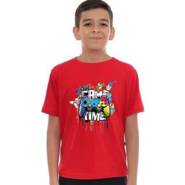 Imagem de Camiseta Infantil Juvenil Unissex Vídeo Game Controle Remoto - loja di