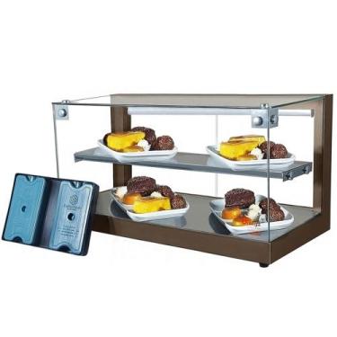 Imagem de B-VFD62 Vitrine fria Beta 62cm Café Dupla - Com 12 Gelo-X - Bivolt - O