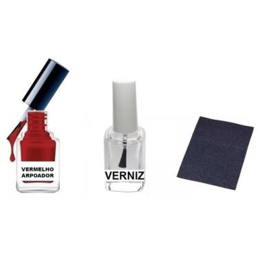 Imagem de Tinta De Retoque Tira Risco Carro Ford - Vermelho Arpoador - Jhow Ades