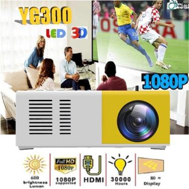 Imagem de Projetor HY320 com Android TV, Netflix, Bluetooth, HDMI e Projeção de 