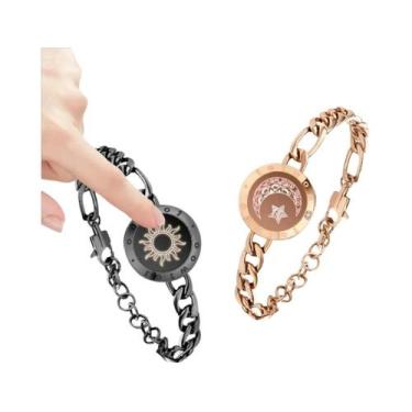 Imagem de Pulseiras De Amor De Longa Distância Para Casais TOTWOO Pulseiras De T