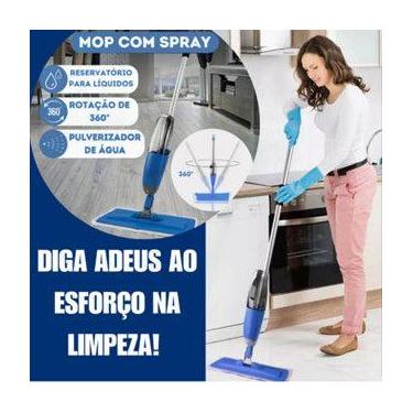 Imagem de Limpeza Esfregão Spray Reservatório Vassoura Mágica Profissional Casa 