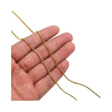 Imagem de Corrente Frisada De Aço Inoxidável De 2 Metros Para Colar DIY Pulseira