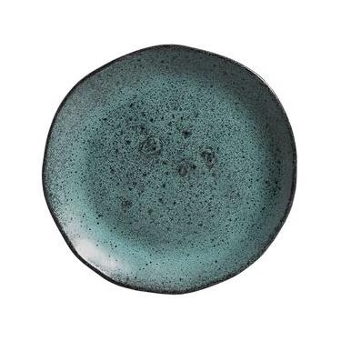 Imagem de Pratos de Sobremesas com 06 Peças em Stoneware Orgânico Petroleum Azul - Porto Brasil Cerâmica