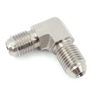 Imagem de Encaixe 3AN para 3AN - Adaptador de alargamento de cotovelo de união macho de 90 graus para embreagem de freio de arrefecimento de óleo combustível (aço) - K-MOTOR