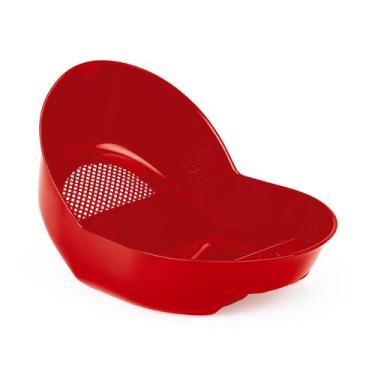 Imagem de Lava Arroz Escorredor Lavador com Peneira Plástico Multiuso Cozinha Gr