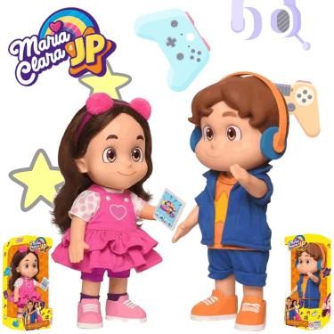 Imagem de Kit Bonecos com Som Maria Clara e JP Irmãos Youtubers
