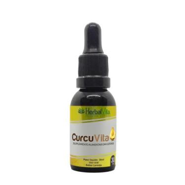 Imagem de Curcuvita Para Dores 01 Frasco com 30ml -12 Gotas Dia - Herbal Vita