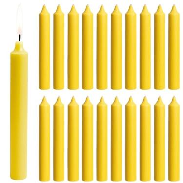 Imagem de Biedermann & Sons Chime or Tree Candles, caixa de 20 unidades, amarelo