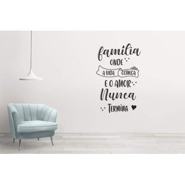 Imagem de Adesivo De Parede Família Mod11 - Lojinha Da Luc Adesivos