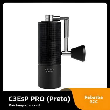 Imagem de Moedor De Café Manual Com Rebarba De Aço Ajustável 25g Capacidade Ches