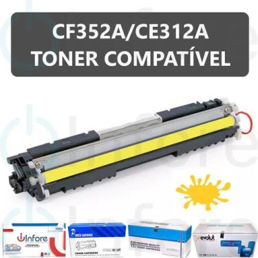 Imagem de Toner Compatível CE312A CF352A 126A 130A Amarelo  CP1020 CP1025 M175 M