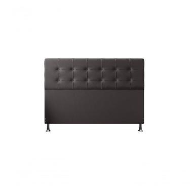 Imagem de Cabeceira Atenas 1,95 Cm Cama Box King Size Suede Marrom