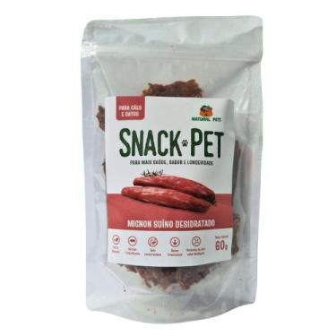 Imagem de Snack Natural Desidratado Filé Mignon Suíno 60gr - NATURAL PETS