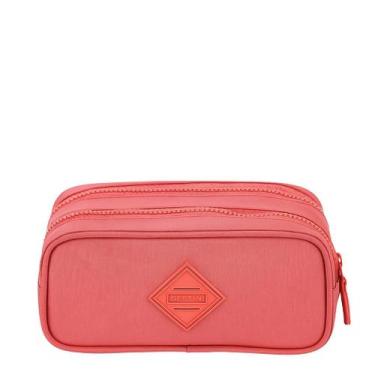 Imagem de Estojo Sestini 2 Divisórias Crinkle Apricot