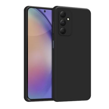 Imagem de Capa Capinha Case Para Samsung Galaxy S24 FE Silicone Aveludado Proteção Premium (PRETO)
