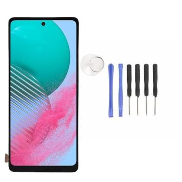 Imagem de GOTOTOP Substituição da Tela de Toque 3D para o Telefone M54 5G F54 5G, o Conjunto do Digitalizador de Tela LCD Incluía Ferramentas de Reparo Facilitadas para Instalar, 6,7 Polegadas