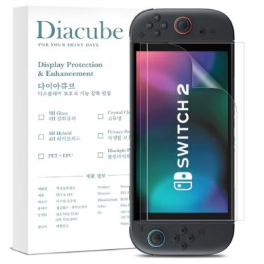 Imagem de Diacube Pacote com 2 protetores de tela fosco antirreflexo para Nintendo Switch 2 (2025) 7,9 polegadas [película macia] antiimpressões digitais, toque altamente responsivo, resistente a arranhões