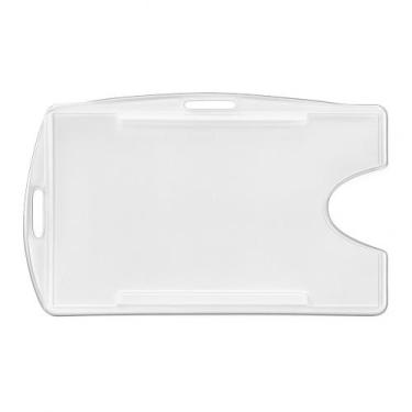 Imagem de Porta Crachá Universal Transparente - 100 unidades - RND, Transparente