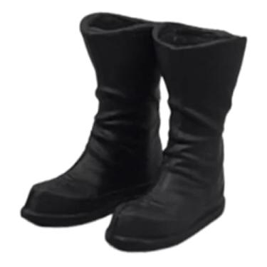 Imagem de Kokiya Botas de em escala 1/12, sapatos em miniatura para homens, bonecos, roupas, acessórios, modelo de boneca, presente de moda, calçados pontudos