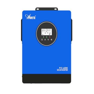 Imagem de Inversor solar de 6000W 48V CC a 220-240 VCA, inversor de onda senoidal pura com controlador de carga MPPT