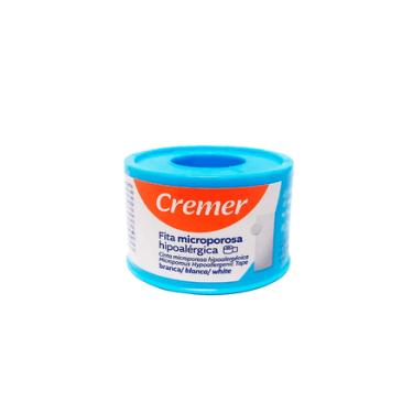 Imagem de Fita Microporosa Cremer Branca Hipoalérgica 2,5cm x 4,5m VENCIMENTO 30/11/2025 CREMER