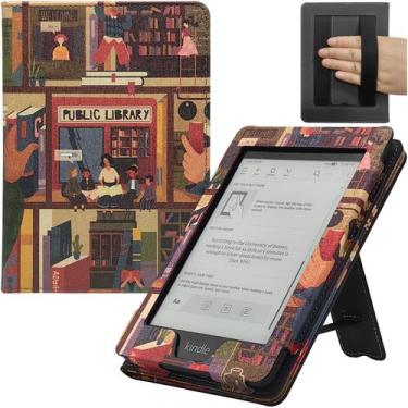 Imagem de Capa de suporte UMUBUHOMS para Kindle Paperwhite 6" com Sleep/Wake
