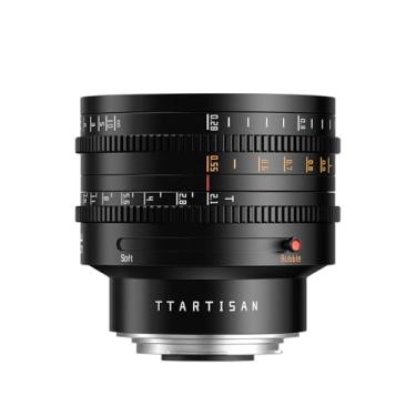 Imagem de TTARTISAN Lente dupla Bokeh Cine de 35 mm T2.1 compatível com lentes de câmera sem espelho Canon RF Mount Full Frame Foco manual EOS R RP R5 R5C R6 R6II R7 R10 R50 R100
