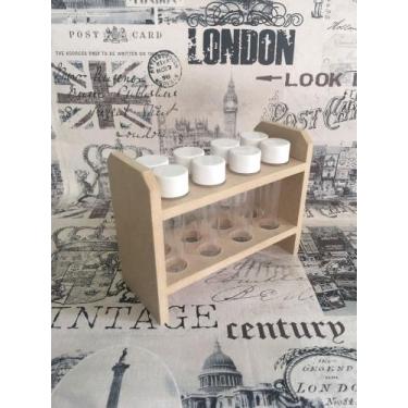 Imagem de Porta tempero condimento tubete balcão cozinha - RV ateliê da madeira