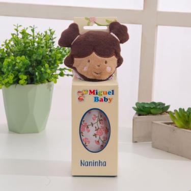 Imagem de Naninha De Bebe Menino Menina Pelucia Macia Confortável - FF Enxovais,