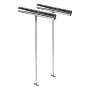 Imagem de Angoily 2 Peças de Aço Inoxidável Com Alça Em T para Tampa de Bueiro, Gancho de Elevação, Ferramenta Utilitária Resistente para Molas de Trampolim, Tampas de Drenagem, Levantador Multifuncional