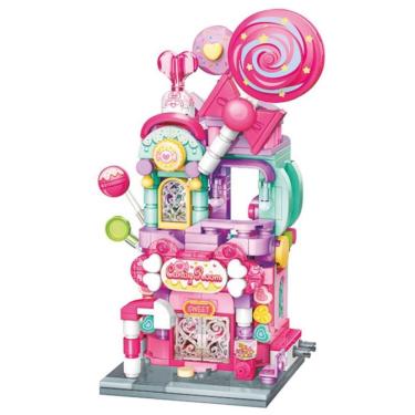 Imagem de Bloco de Montar Keepplay Loja de Balas City Corner 358 peças