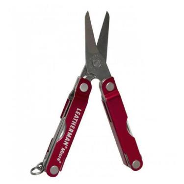Imagem de Alicate Multifunção Micra Vermelho 10 Funções - Leatherman