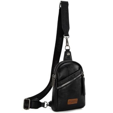 Imagem de Wrangler Bolsa tiracolo feminina pochete para viagens, Urbano - preto, Small