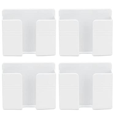 Imagem de Prateleira de Armazenamento Montada na parede: Organizador Resistente e Elegante para Casa e Escritório, Sem Necessidade de Parafusos, Adequado para Quarto, Banheiro, Cozinha,