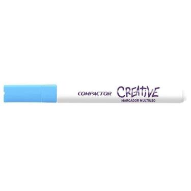 Imagem de Marcador multiuso creative 4mm azul claro compactor 2897010, 3